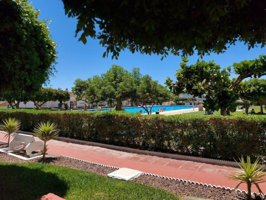 Piscina Y Playa En Laguna Torrox Apartment
